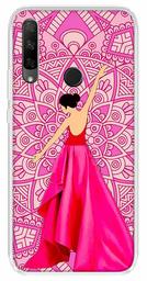 Amazon Brand - Solimo Designer Multicolor Girl Pink Design Printed Soft Back Case Mobile Cover for Huawei Honor 9X