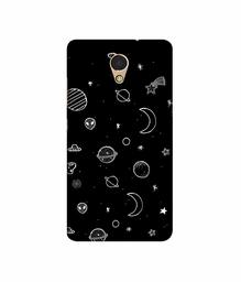 Amazon Brand - Solimo Designer Solar System 3D Printed Hard Back Case Mobile Cover for Lenovo P2