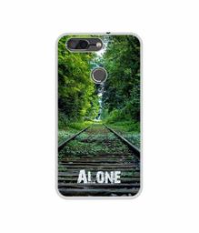 Amazon Brand - Solimo Designer Alone UV Printed Soft Back Case Mobile Cover for InFocus Vision 3 Pro