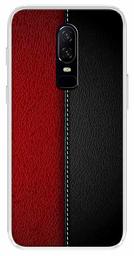 Amazon Brand - Solimo Designer Multicolor Leather Pattern Printed Soft Back Case Mobile Cover for OnePlus 6