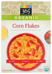 365 Everyday Value, Organic Corn Flakes, 12 oz