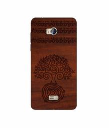 Amazon Brand - Solimo Designer Engraved Patten 3D Printed Hard Back Case Mobile Cover for Micromax Bolt Q336