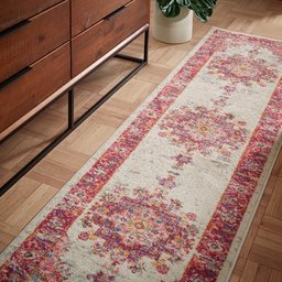 Amazon Brand – Rivet Old World Vintage Persian Runner Rug, 2' 2