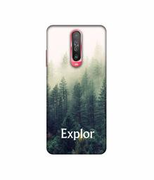 Amazon Brand - Solimo Designer Explor 3D Printed Hard Back Case Mobile Cover for Poco X2 / Mi Redmi K30