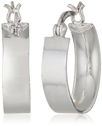 5X18 mm Polished Click Top Hoop Earrings