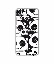 Amazon Brand - Solimo Designer Panda Texture UV Printed Soft Back Case Mobile Cover for Tecno Camon i Ace