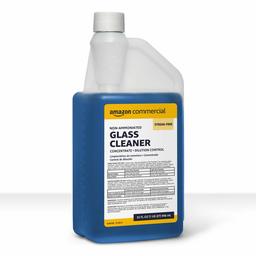 AmazonCommercial Non-Ammoniated Glass Cleaner, Concentrate, Dilution Control, 32-Ounces, 6-Pack