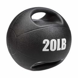 AmazonBasics Medicine Ball with Handles, 20-lb