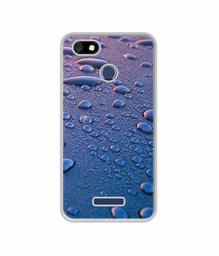 Amazon Brand - Solimo Designer Water Drops UV Printed Soft Back Case Mobile Cover for Panasonic Eluga A4