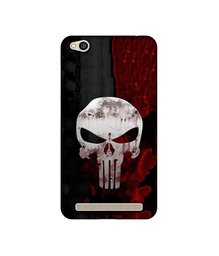 Amazon Brand - Solimo Designer Punisher Skull UV Printed Soft Back Case Mobile Cover for Mi Redmi 5A