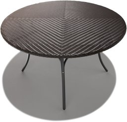 Strathwood Garden Furniture - Padre All-Weather Wicker  / Poly Rattan 48-Inch / 122 cm Round Dining Table