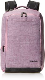 AmazonBasics Slim Carry On Laptop Travel Overnight Backpack - Purple