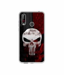 Amazon Brand - Solimo Designer Punisher Skull UV Printed Soft Back Case Mobile Cover for LG W30