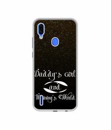 Amazon Brand - Solimo Designer Daddy's Girl and Mummy World UV Printed Soft Back Case Mobile Cover for Lava Z93