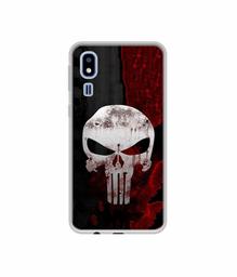 Amazon Brand - Solimo Designer Punisher Skull UV Printed Soft Back Case Mobile Cover for Samsung Galaxy A2 Core