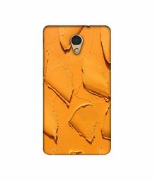 Amazon Brand - Solimo Designer Yellow Texture Wall 3D Printed Hard Back Case Mobile Cover for Lenovo P2