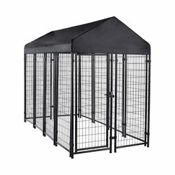 AmazonBasics Welded Outdoor Wire Kennel, Large