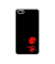 Amazon Brand - Solimo Designer Red Moon UV Printed Soft Back Case Mobile Cover for Huawei Honor 4X