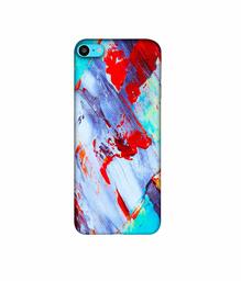 Amazon Brand - Solimo Designer Blue and Red Brush Texture 3D Printed Hard Back Case Mobile Cover for Apple iPod Touch 6th Generation