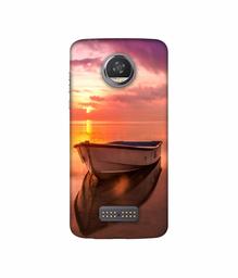 Amazon Brand - Solimo Designer Boat 3D Printed Hard Back Case Mobile Cover for Moto Z2 Play