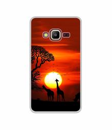 Amazon Brand - Solimo Designer Sunshade UV Printed Soft Back Case Mobile Cover for Samsung Z2