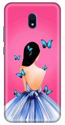 Amazon Brand - Solimo Designer Girl Design 3D Printed Hard Back Case Mobile Cover for Xiaomi Redmi 8A