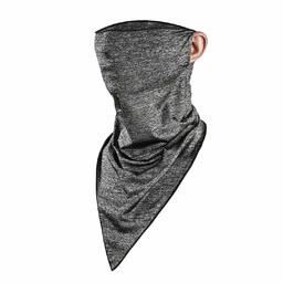 AWLE Triangle Face Scarf Ear Holes Neck Gaiter Face Cover Breathable Cyclist Face Gaiter Sun Protection Rave Tube Gaiter Bandana Balaclava Colorful Face Scarves with Ear Straps 1 Pc