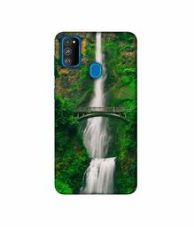 Amazon Brand - Solimo Designer Waterfall 3D Printed Hard Back Case Mobile Cover for Samsung Galaxy M21 / M30s