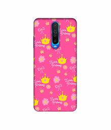 Amazon Brand - Solimo Designer Little Princess Pattern 3D Printed Hard Back Case Mobile Cover for Mi Redmi K30