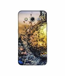 Amazon Brand - Solimo Designer Water Drop Reflection 3D Printed Hard Back Case Mobile Cover for Samsung Galaxy Core 2 G355H