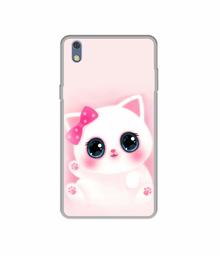 Amazon Brand - Solimo Designer Babby Kitty UV Printed Soft Back Case Mobile Cover for Lyf Water 8