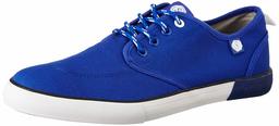 Amazon Brand - Symbol Men's Blue Canvas Sneakers-9 UK (AZ-SH-06)