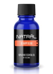 NATRÄL Be Happy Blend, 100% Pure and Natural Essential Oil, Large 1 Ounce Bottle