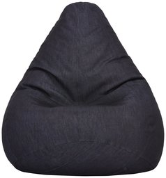 Amazon Brand - Solimo XL Denim Bean Bag Cover Without Beans(Dark Blue)