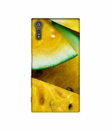 Amazon Brand - Solimo Designer Yellow Watermelon 3D Printed Hard Back Case Mobile Cover for Sony Xperia XZ Dual