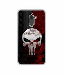 Amazon Brand - Solimo Designer Punisher Skull UV Printed Soft Back Case Mobile Cover for Coolpad Note 5 Lite