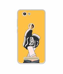 Amazon Brand - Solimo Designer Boy Shoes Pattern UV Printed Soft Back Case Mobile Cover for Gionee F103 Pro