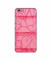 Amazon Brand - Solimo Designer Pink Flower Banch Print On Cloth 3D Printed Hard Back Case Mobile Cover for Vivo Y69