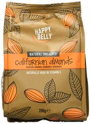 Happy Belly Ganze Mandeln, 200 g