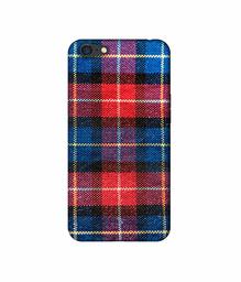 Amazon Brand - Solimo Designer Check Cloth 3D Printed Hard Back Case Mobile Cover for Oppo A71