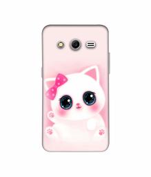 Amazon Brand - Solimo Designer Babby Kitty 3D Printed Hard Back Case Mobile Cover for Samsung Galaxy Core 2 G355H