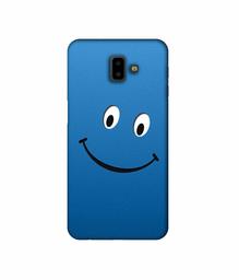 Amazon Brand - Solimo Designer Happy 3D Printed Hard Back Case Mobile Cover for Samsung Galaxy J6 Plus