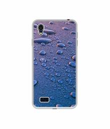 Amazon Brand - Solimo Designer Water Drops UV Printed Soft Back Case Mobile Cover for Vivo Y11