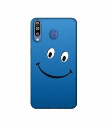 Amazon Brand - Solimo Designer Happy 3D Printed Hard Back Case Mobile Cover for Samsung Galaxy M30