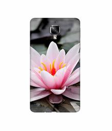 Amazon Brand - Solimo Designer Lotus 3D Printed Hard Back Case Mobile Cover for OnePlus 3 / OnePlus 3T