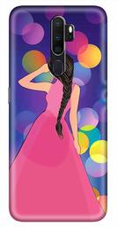 Amazon Brand - Solimo Designer Girl Design 3D Printed Hard Back Case Mobile Cover for Oppo A5 (2020)