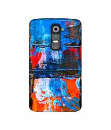 Amazon Brand - Solimo Designer Multicolor Wax On Canvas 3D Printed Hard Back Case Mobile Cover for LG G2