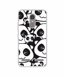 Amazon Brand - Solimo Designer Panda Texture UV Printed Soft Back Case Mobile Cover for Lenovo K6 Power