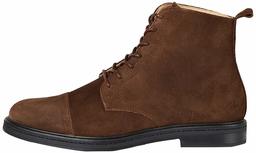 Amazon Brand - find. Lace Up Leather Classic Boots, Brown (Chocolate), US 12