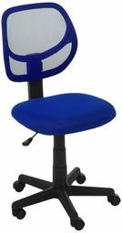 AmazonBasics Low Back Office Chair Swivel Wheels Computer Desk Chair - Blue